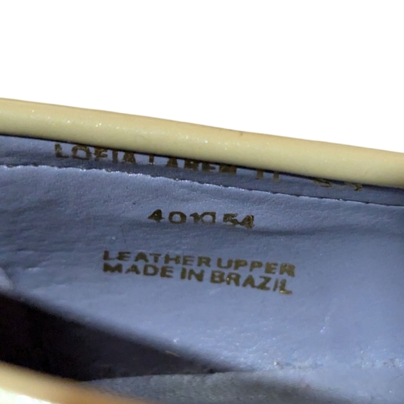 Y2K Kenneth Cole Reaction Lofia Loafer 6.5 Butter Yellow Chunky Square Toe Retro - Picture 7 of 10